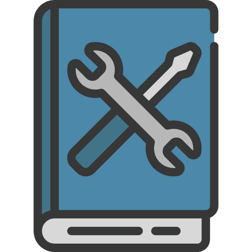 Repair equipment mechanic manual instructions icon