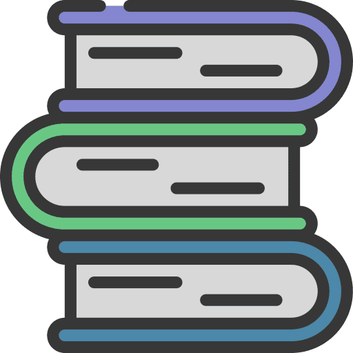 Book pile education library books icon