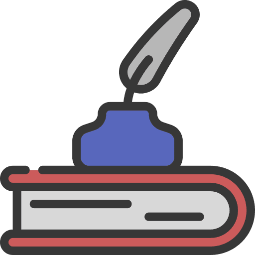 Ink bottle education writing tool write icon