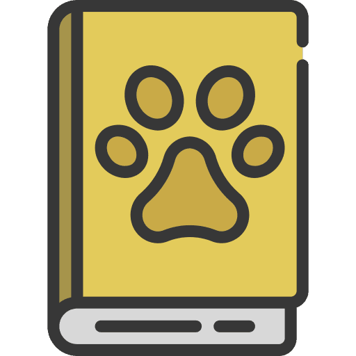 Veterinary veterinarian handbook pets icon