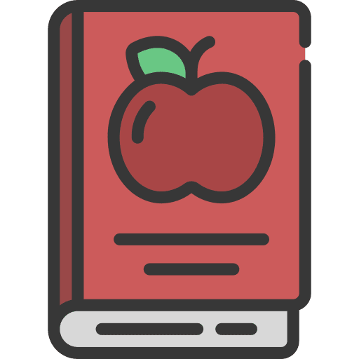 Nutritionist cook book education nutrition icon