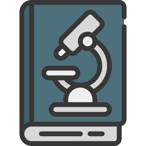 Biology scientific book environment icon
