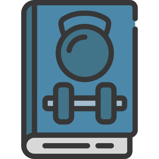 Fitness education diet plans icon