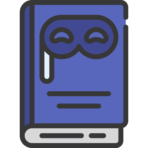 Mystery thriller mysterious detective icon