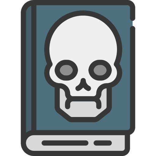 Spooky halloween skull spooky icon