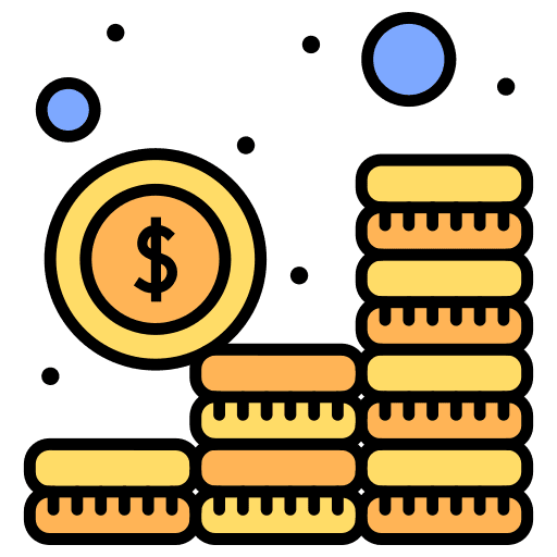 Budget currency cost money icon Budget currency cost money icon