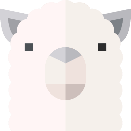 Alpaca animal animals wild life icon