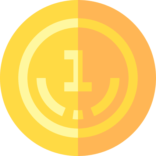 Coin peso business currency icon