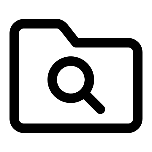 Search magnifying glass ui storage icon Search magnifying glass ui storage icon