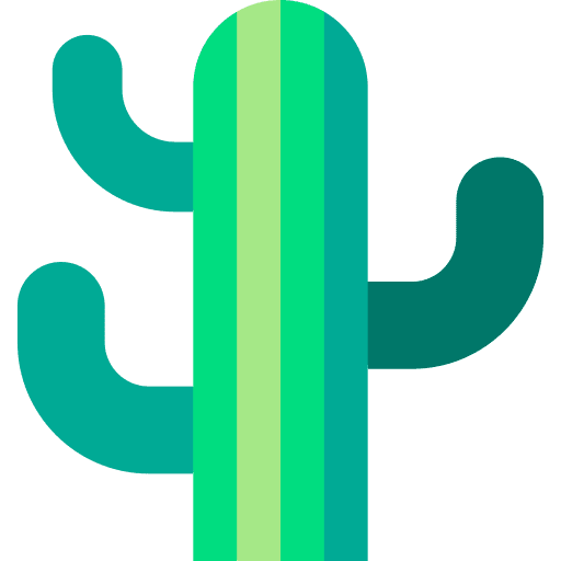 Cactus botanical plant desert icon Cactus botanical plant desert icon