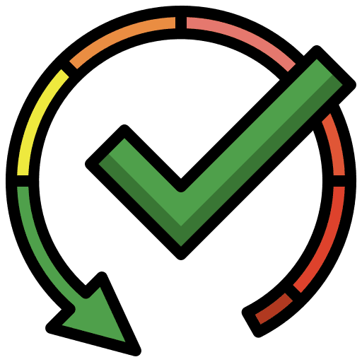 Complete verification check ui icon