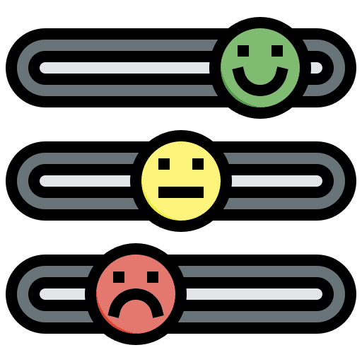 Indicator satisfaction performance indicator icon