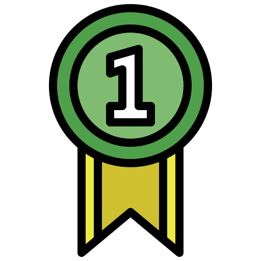 Quality award certificate business and finance icon Quality award certificate business and finance icon