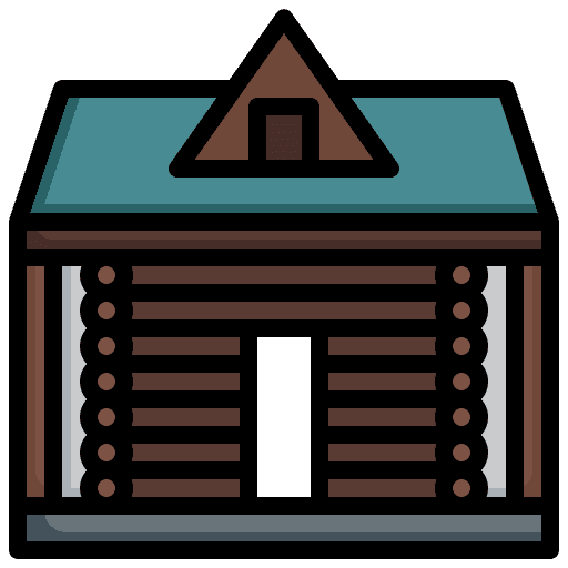 Wood house lodge wooden wood house icon Wood house lodge wooden wood house icon