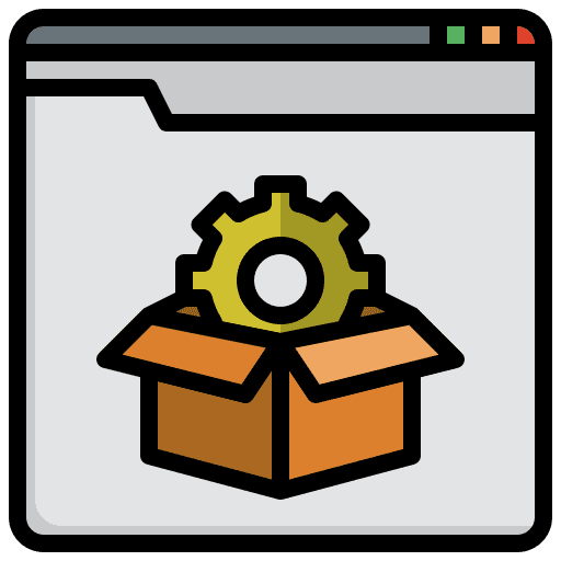 Improvement seo and web pie chart graph icon Improvement seo and web pie chart graph icon