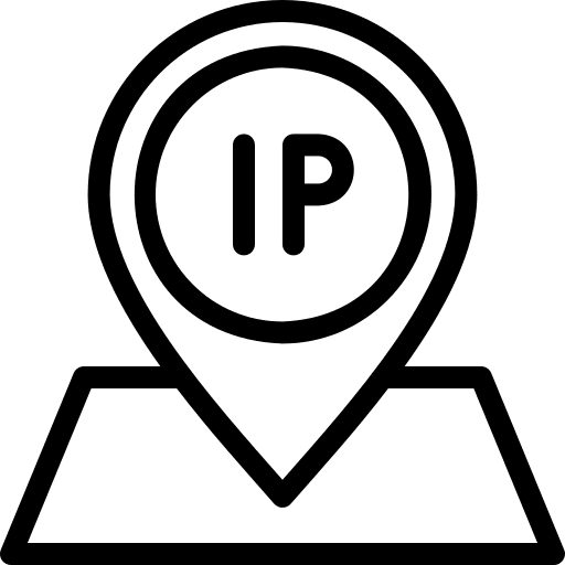 Ip address interface technology internet icon Ip address interface technology internet icon