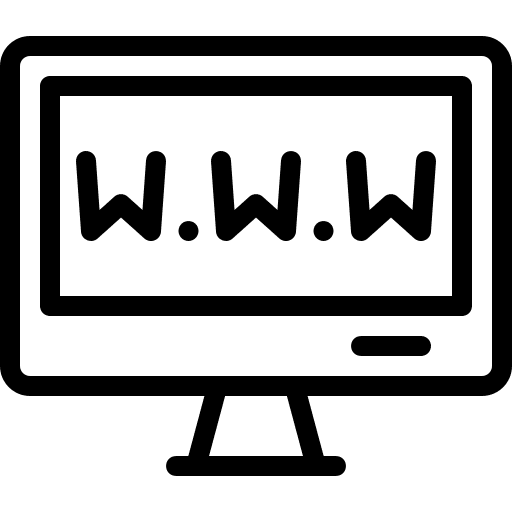 Website programming laptop computer icon Website programming laptop computer icon