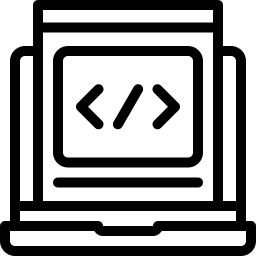 Coding website metadata coding icon Coding website metadata coding icon