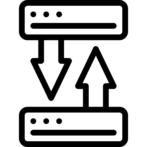Connection management setting system icon Connection management setting system icon