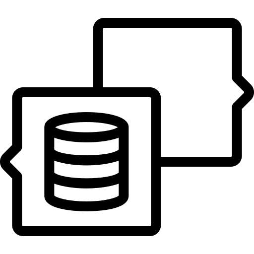 Chat communications backup network icon Chat communications backup network icon