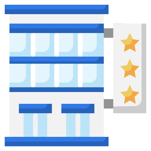 Hotel hours time and date time icon Hotel hours time and date time icon