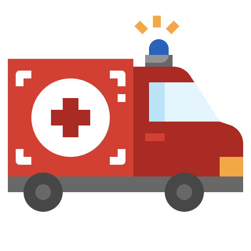 Ambulance time and date emergency 24 icon Ambulance time and date emergency 24 icon