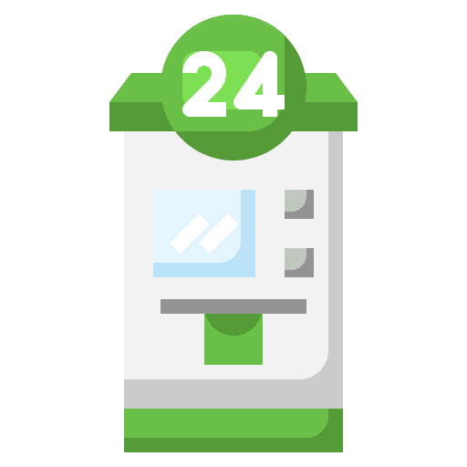 Atm atm machine 24 hours atm icon Atm atm machine 24 hours atm icon