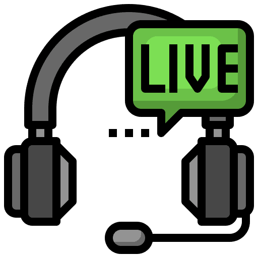 Live chat open 24 hours help time and date icon