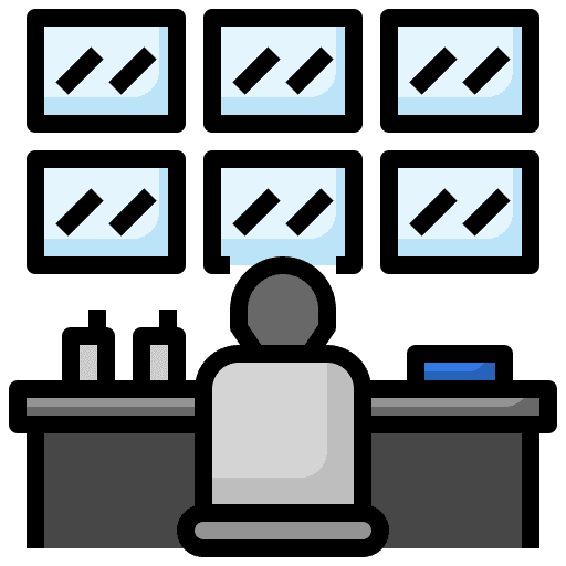 Security cctv recording security system icon