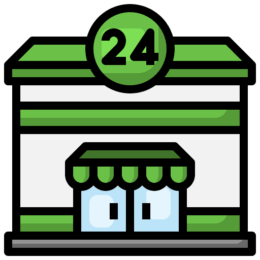 Supermaket supermaket food commerce icon