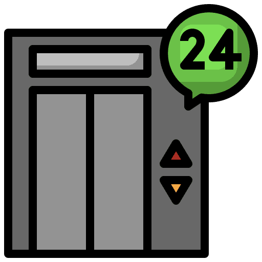 Elevator publicity city public service icon Elevator publicity city public service icon
