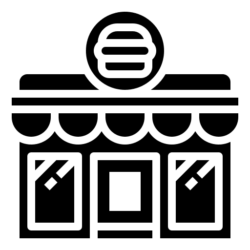 Burger beef architecture and city hamburger icon