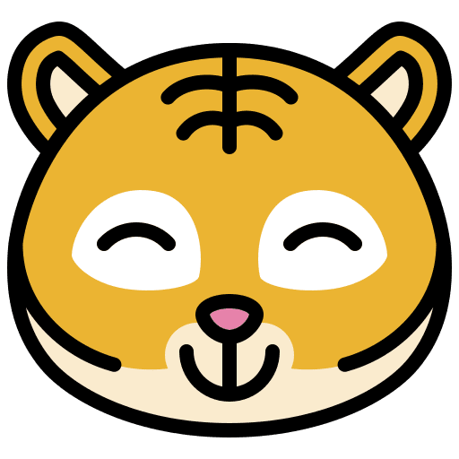 Happy smile happy animal icon Happy smile happy animal icon