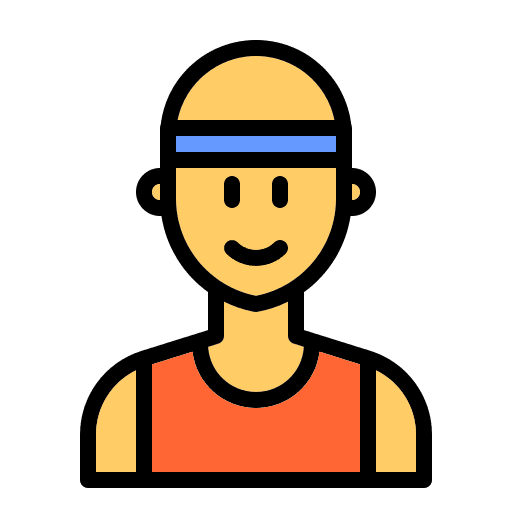 Athlete human athlete man icon