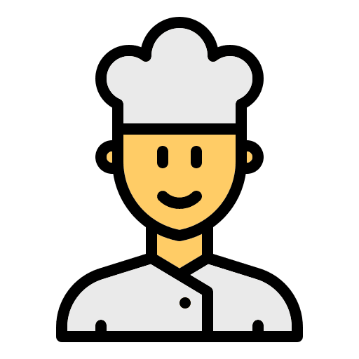 Chef user human profile icon Chef user human profile icon