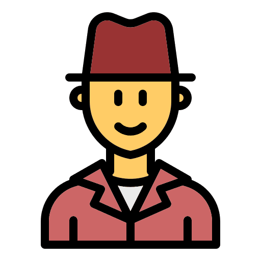 Detective profile professions and jobs man icon Detective profile professions and jobs man icon