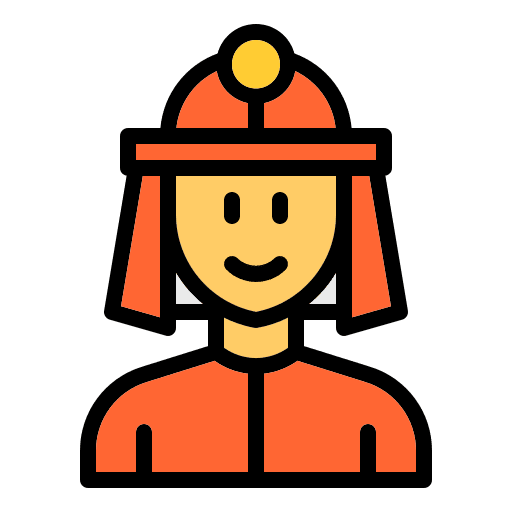 Firefighter firefighter person profile icon Firefighter firefighter person profile icon