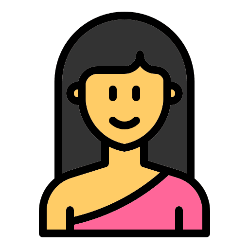 Girl user avatar profile icon