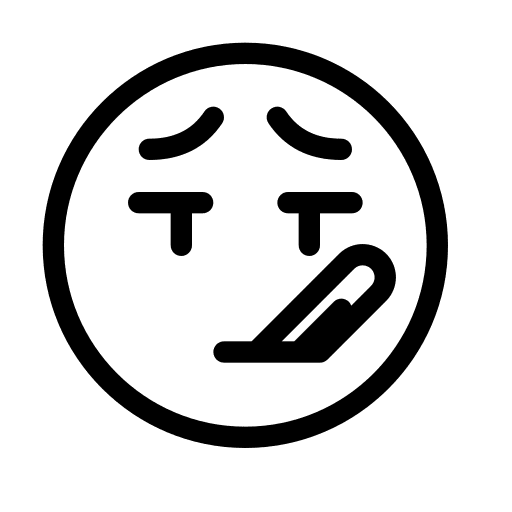 Fever smileys thermometer emoji icon