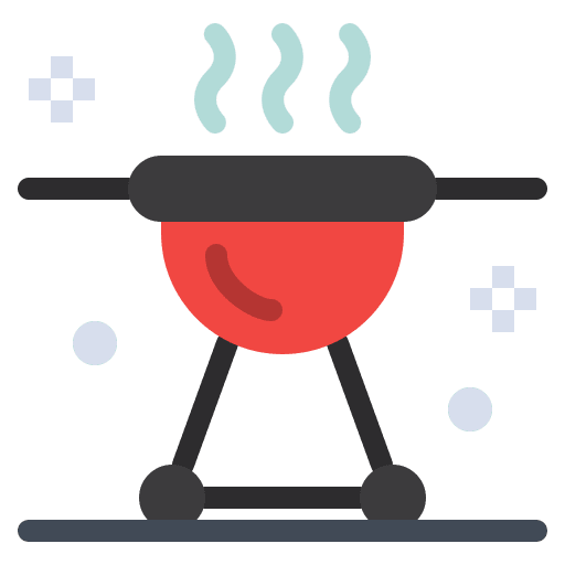 Barbecue brochette barbecue cooking equipment icon