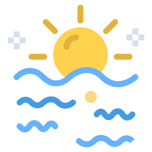 Sun sunrise nature sun icon