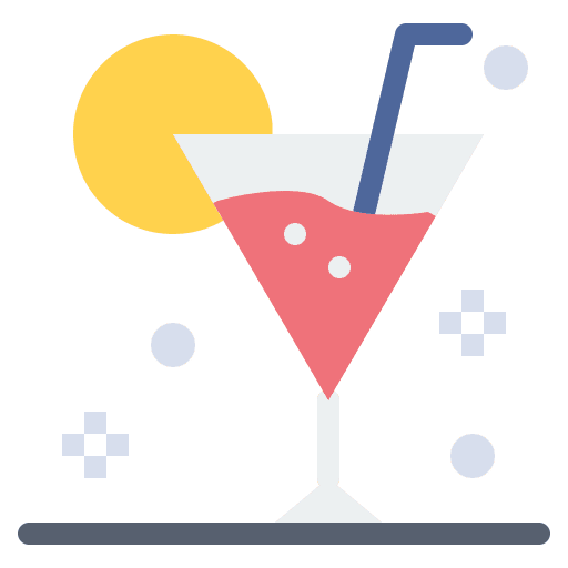 Cocktail straw alcohol drink icon Cocktail straw alcohol drink icon