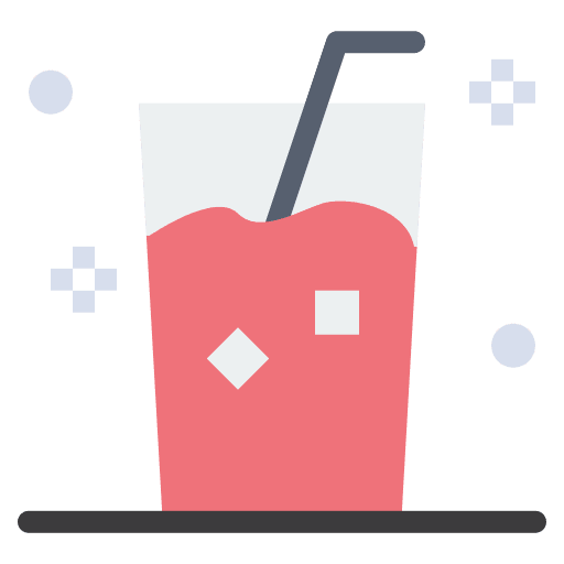 Juice food and restaurant drink glass icon Juice food and restaurant drink glass icon