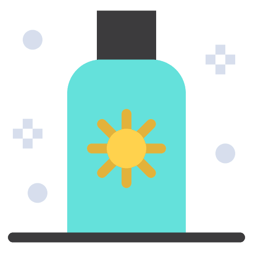Lotion protection cosmetic healthcare and medical icon Lotion protection cosmetic healthcare and medical icon