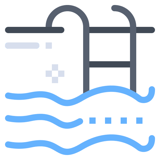 Pool sport summertime pool icon Pool sport summertime pool icon