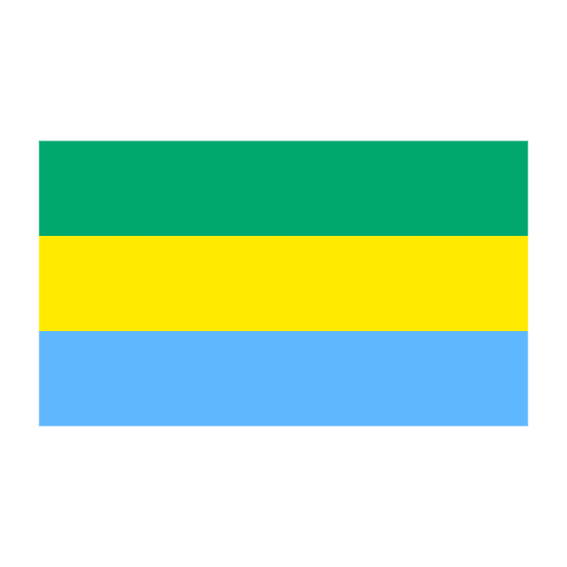 Gabon world country nation icon Gabon world country nation icon