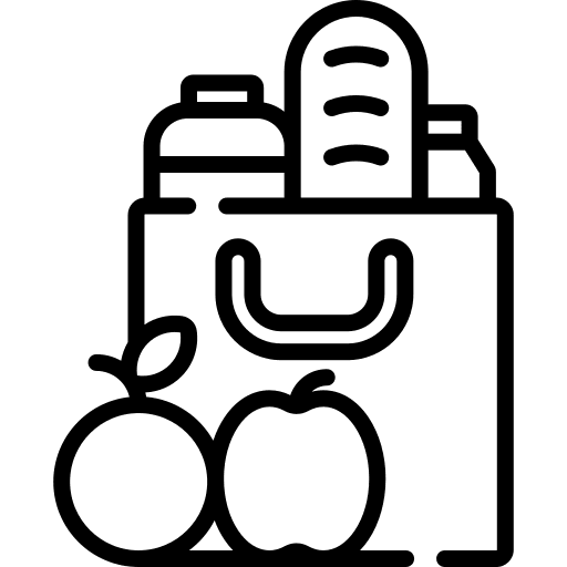Grocery food groceries supermarket icon