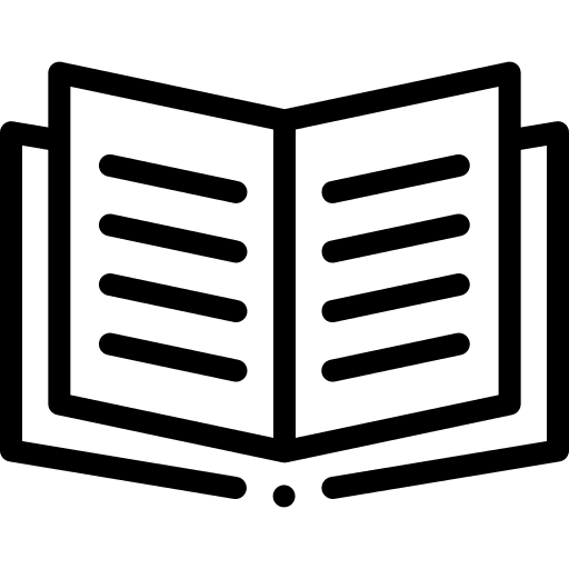 Book reader study library icon