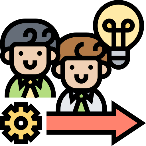 Employees skill creative talent icon Employees skill creative talent icon