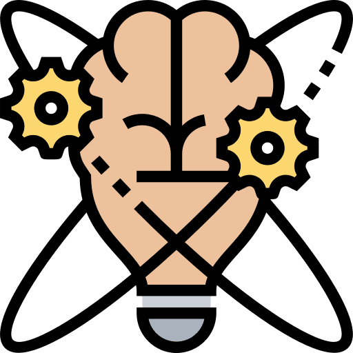 Innovation innovation brain marketing icon Innovation innovation brain marketing icon